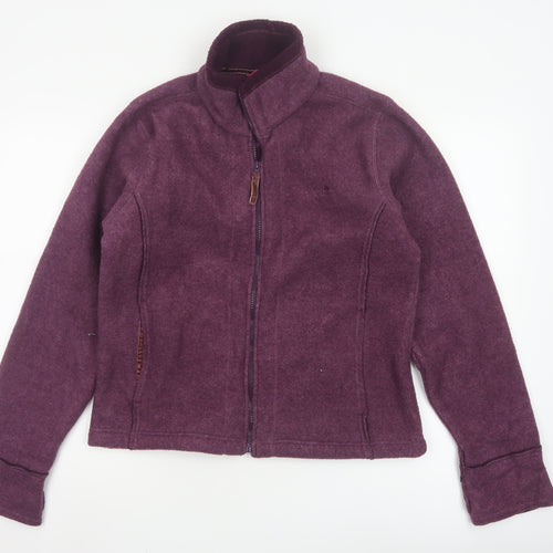 Regatta Women’s Purple Fleece Jacket Size 12 Full Zip Outdoor Wear