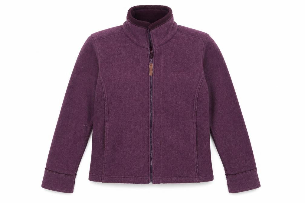 Regatta Women’s Purple Fleece Jacket Size 12 Full Zip Outdoor Wear