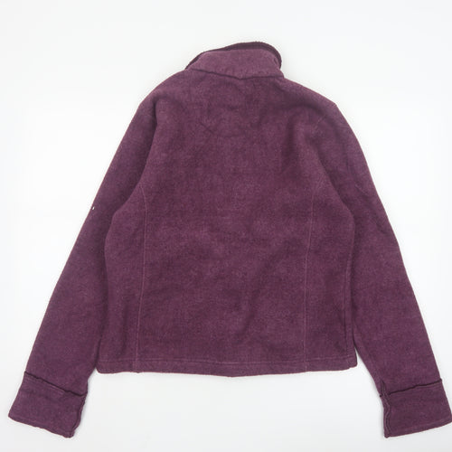 Regatta Women’s Purple Fleece Jacket Size 12 Full Zip Outdoor Wear