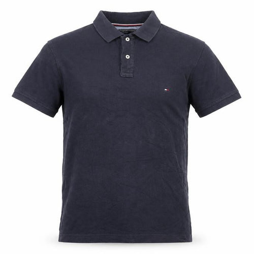 Tommy Hilfiger Men's Navy Blue Slim Fit Polo Shirt M