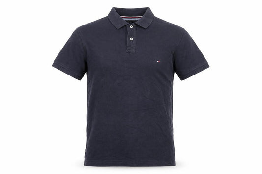 Tommy Hilfiger Men's Navy Blue Slim Fit Polo Shirt M