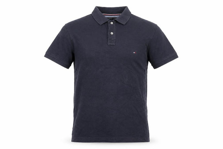Tommy Hilfiger Men's Navy Blue Slim Fit Polo Shirt M