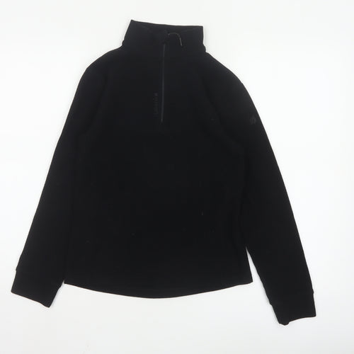 Lafuma Women's Black Fleece 1/2 Zip Pullover Sweatshirt Size S