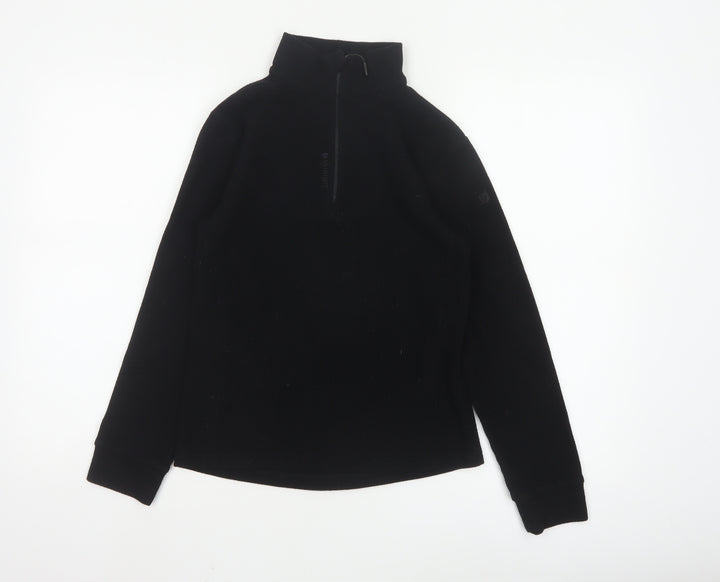 Lafuma Women's Black Fleece 1/2 Zip Pullover Sweatshirt Size S
