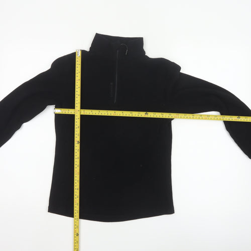 Lafuma Women's Black Fleece 1/2 Zip Pullover Sweatshirt Size S