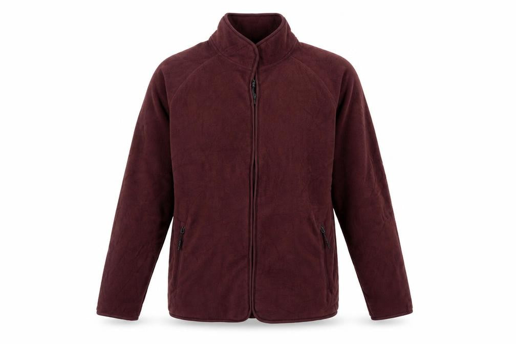 Marks and Spencer Men's Red Fleece Full Zip Jacket Size M