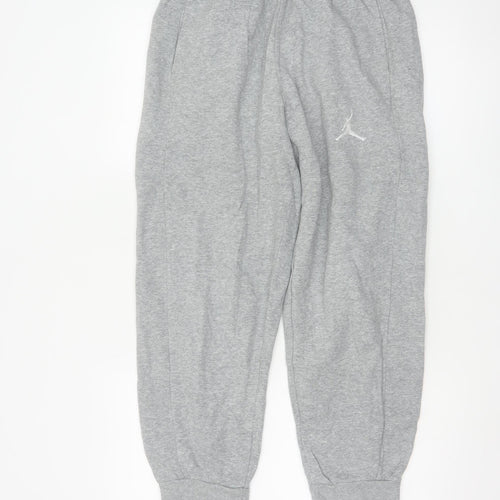 Jordan Mens Grey Jogger Sweatpants Small Regular Fit