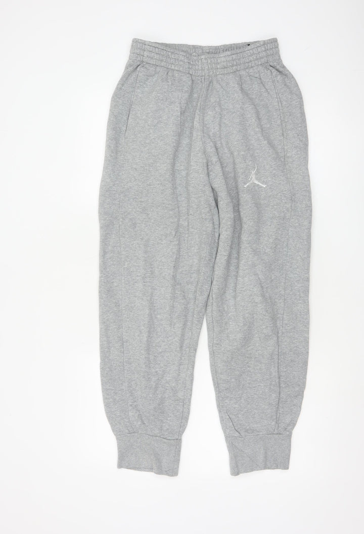 Jordan Mens Grey Jogger Sweatpants Small Regular Fit
