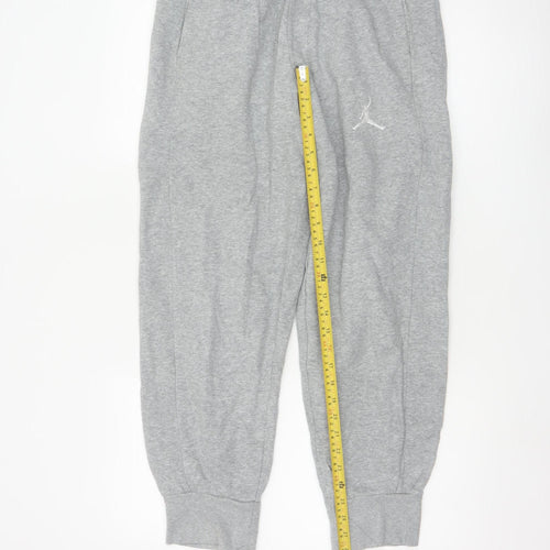 Jordan Mens Grey Jogger Sweatpants Small Regular Fit