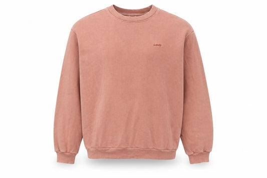Levi's Men's Pink Crew Neck Cotton Sweatshirt XS Classic Style