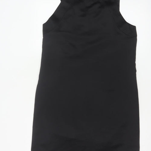 Mexx Women's Black Size 12 Beaded Sheath Knee Length Dress