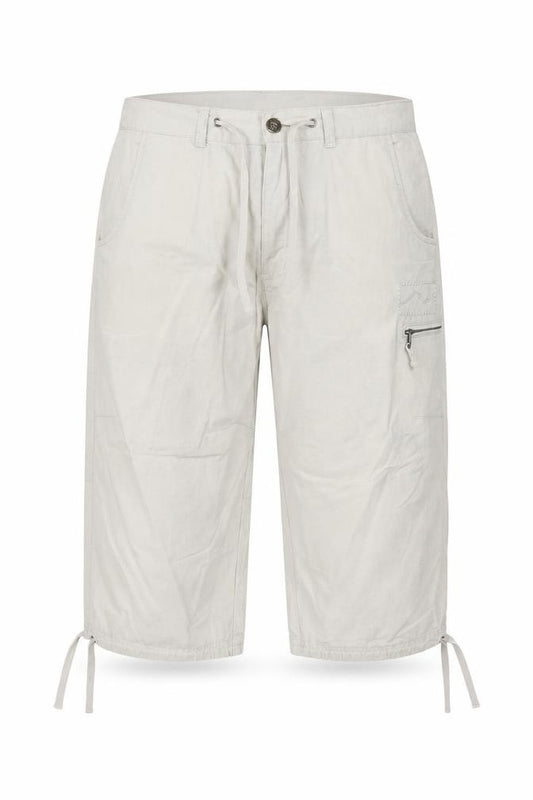 Kangol Women's Beige Linen Cargo Shorts M Lightweight Casual