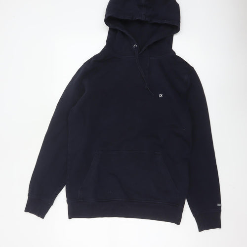 Calvin Klein Jeans Men's Black Pullover Hoodie Size S