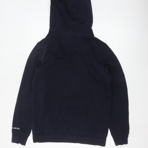 Calvin Klein Jeans Men's Black Pullover Hoodie Size S