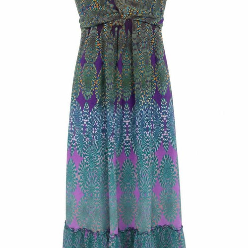 Wallis Women's Multicoloured Size 12 Maxi Dress Sleeveless Bohemian Long