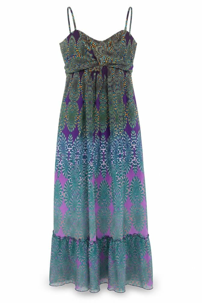 Wallis Women's Multicoloured Size 12 Maxi Dress Sleeveless Bohemian Long
