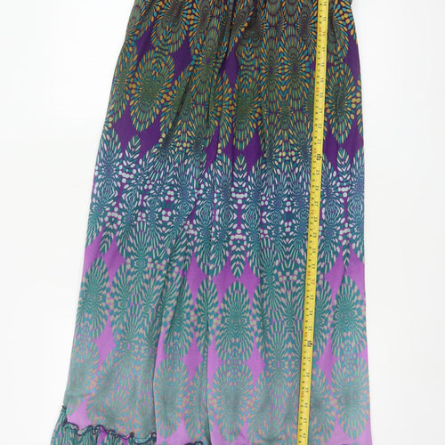Wallis Women's Multicoloured Size 12 Maxi Dress Sleeveless Bohemian Long