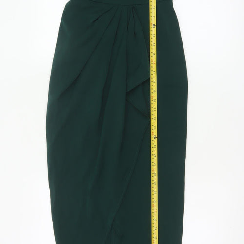 Pilgrim Women Green Strapless Bodycon Midi Dress Size 6