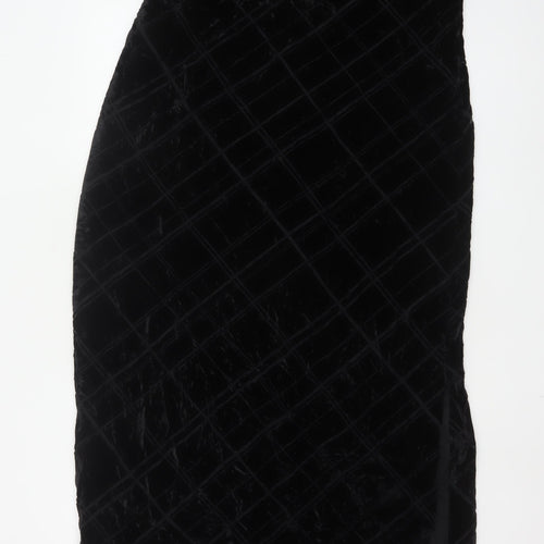 Brooks Brothers Women’s Black Velvet Sheath Dress Size 14 Formal