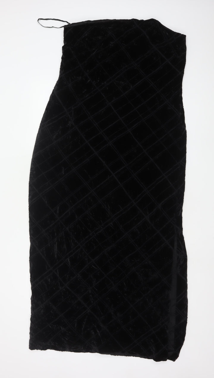 Brooks Brothers Women’s Black Velvet Sheath Dress Size 14 Formal