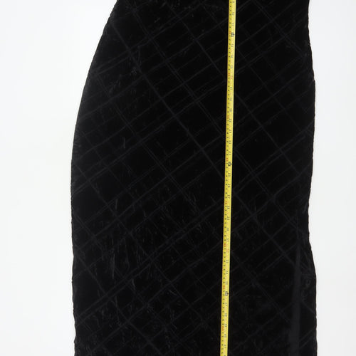Brooks Brothers Women’s Black Velvet Sheath Dress Size 14 Formal