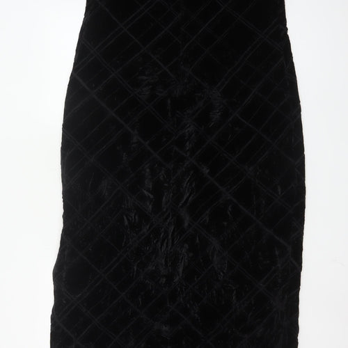 Brooks Brothers Women’s Black Velvet Sheath Dress Size 14 Formal