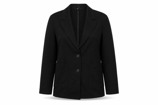 United Colors of Benetton Women Black UK 12 Classic Blazer Jacket