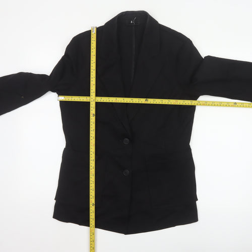 United Colors of Benetton Women Black UK 12 Classic Blazer Jacket
