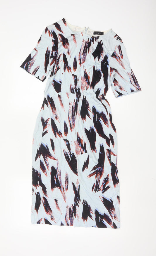 Paul Smith Women’s Multicoloured Sheath Dress Size 14 Knee Length