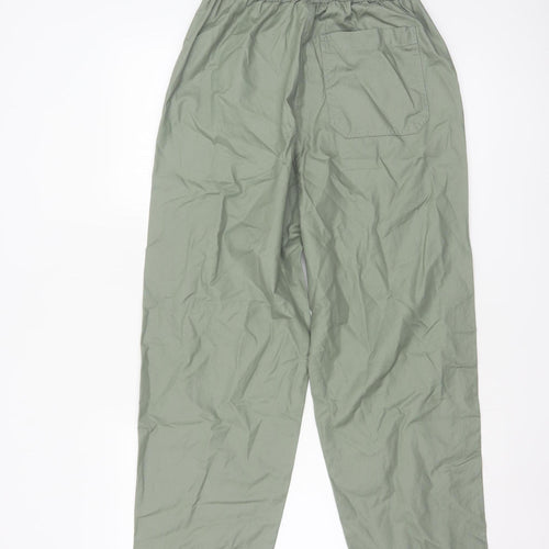 Marks and Spencer Women Green Size 6 Cargo Cotton Trousers