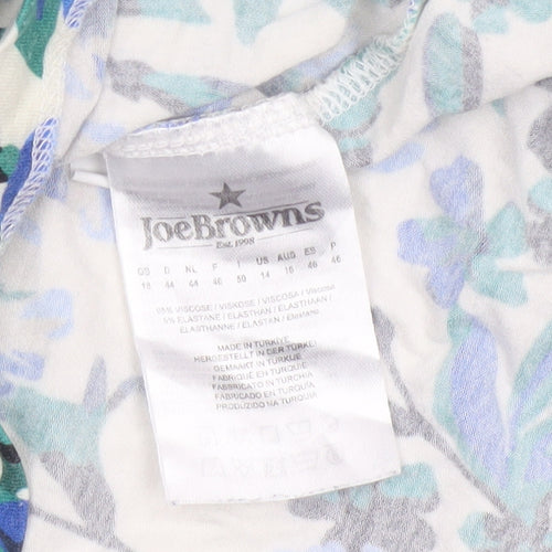 Joe Browns Womens Multicoloured Floral Wrap Blouse Size 18