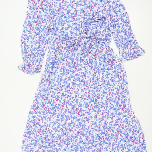 Ruth Langsford Women’s Multicoloured Floral Midi A-Line Dress UK 12P