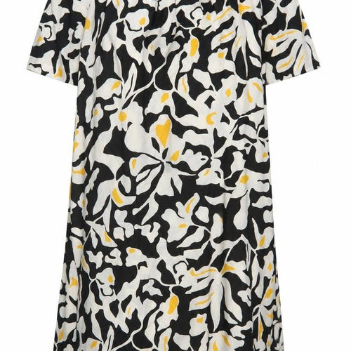 Marks and Spencer Women’s Multicoloured Cotton Off Shoulder Shift Dress Size 12