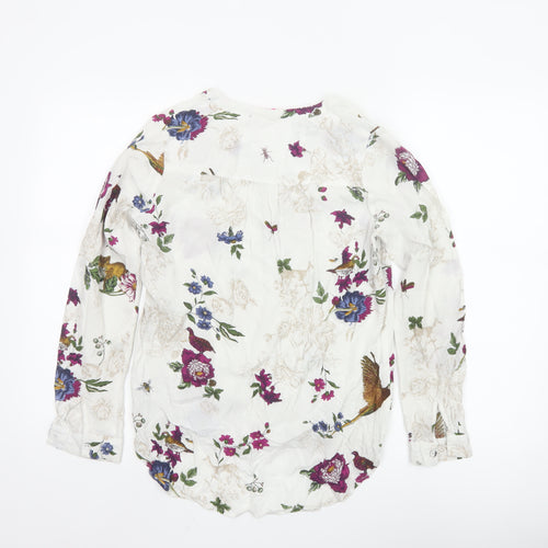 Joules Women’s Multicoloured Floral Viscose Tunic Blouse UK 8