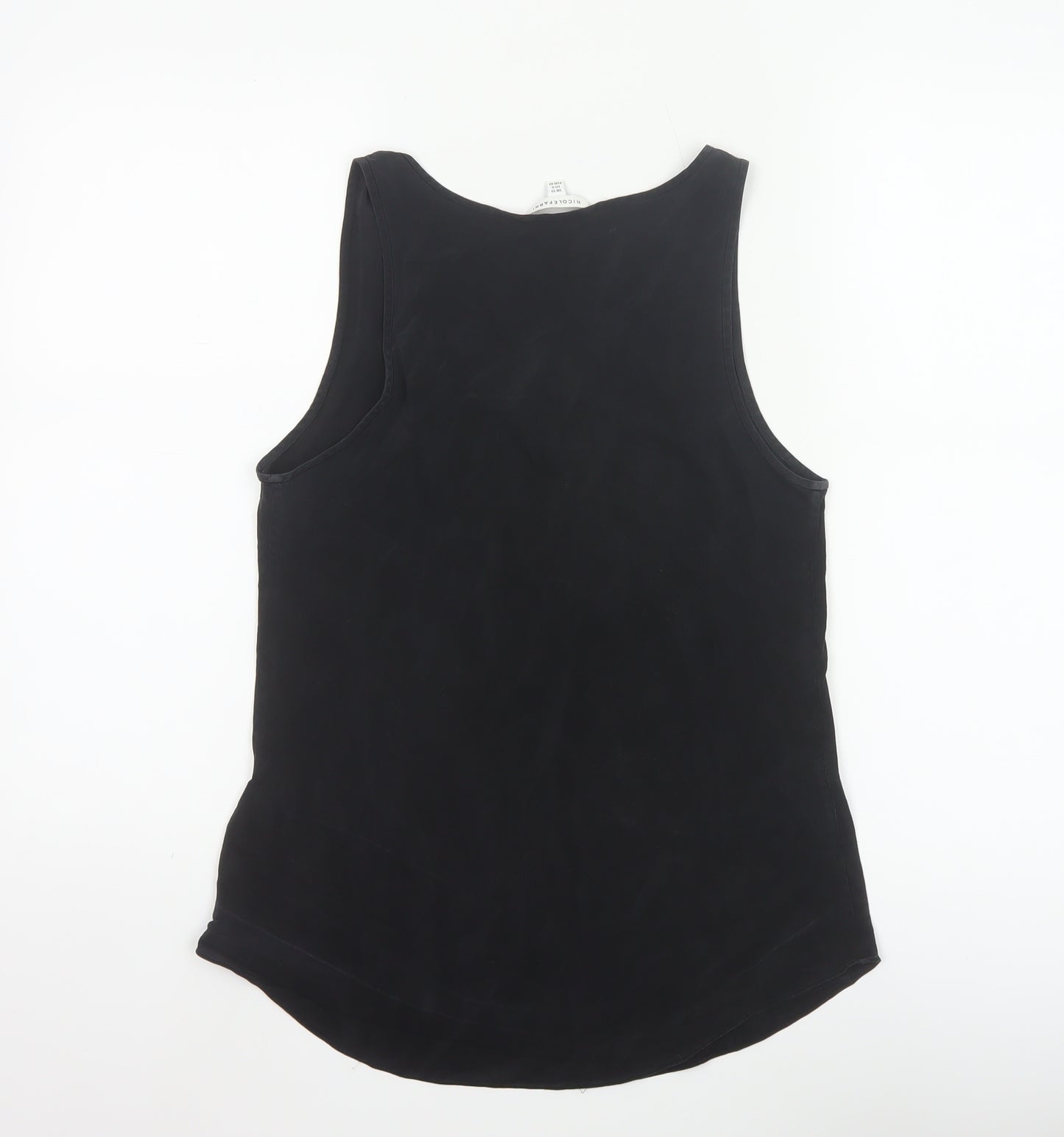Nicole Farhi Women's Black Silk Camisole Tank Top Size 10