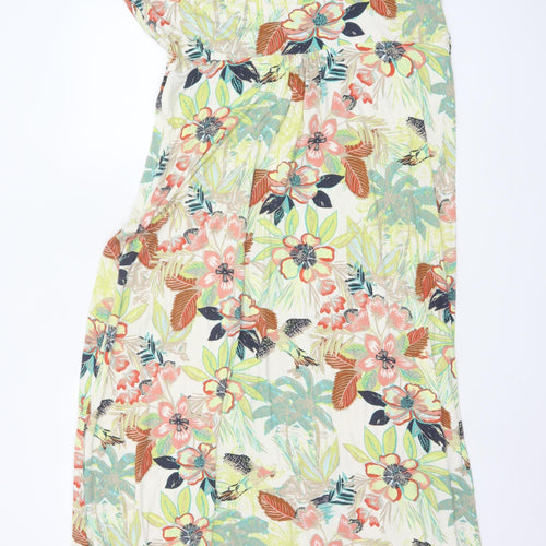 Monsoon Women’s Multicoloured Floral Maxi Dress Size 18 Sleeveless Summer Style