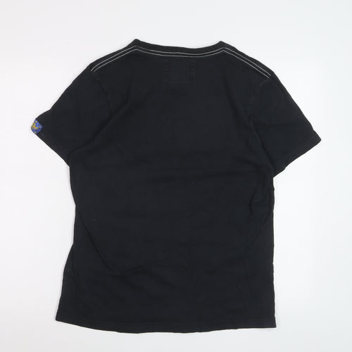 Duck Cafe Women's Black Tokyo Graphic Cotton T-Shirt XL