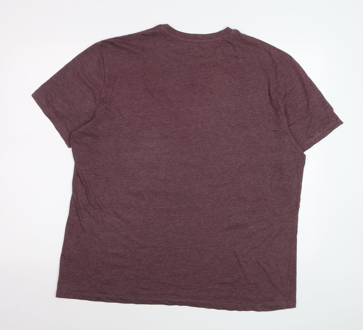Volkswagen Men’s Maroon XL Graphic T-Shirt Camper Van Beach Scene