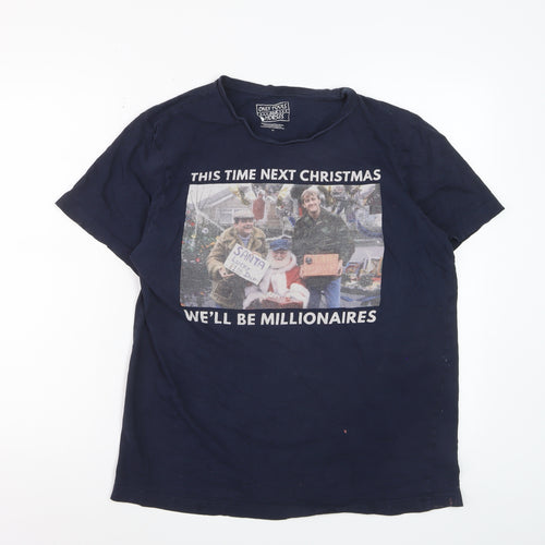 Only Fools and Horses Men's Navy Christmas Graphic T-Shirt M