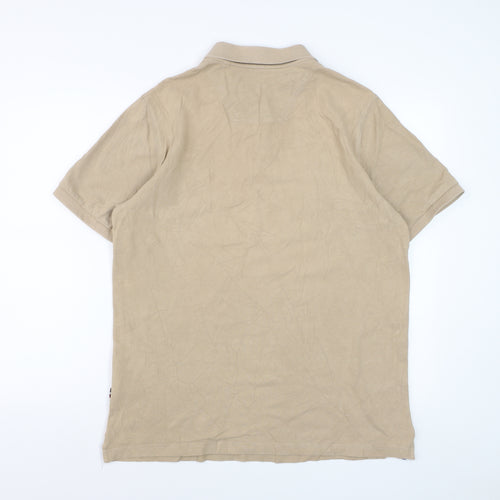 Joules Men's Beige Woody Polo Shirt Classic Fit Size L