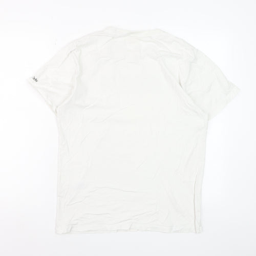 Columbia Sportswear Men's White Cotton Graphic T-Shirt Size S