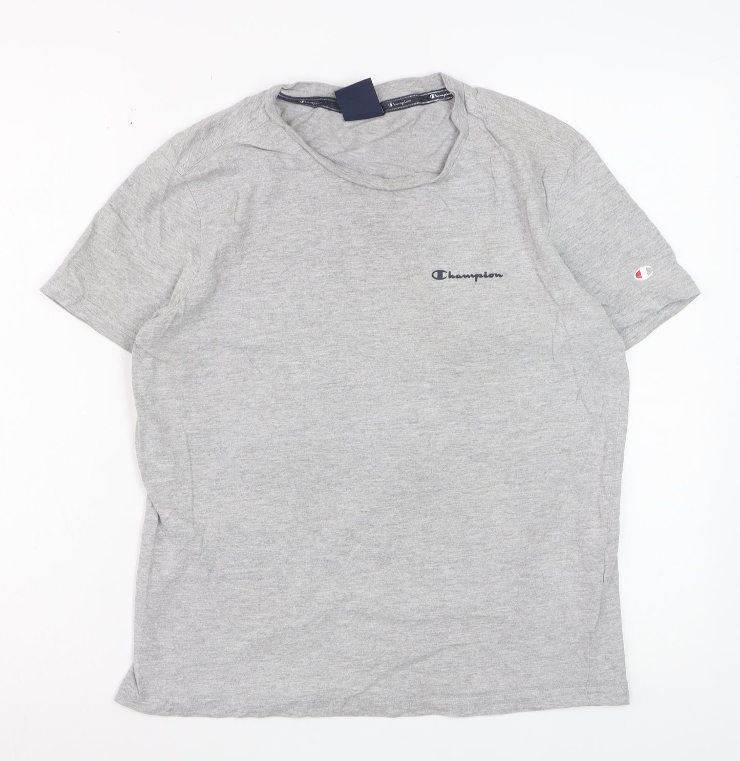 Champion Womens Grey XS Basic Crew Neck T-Shirt