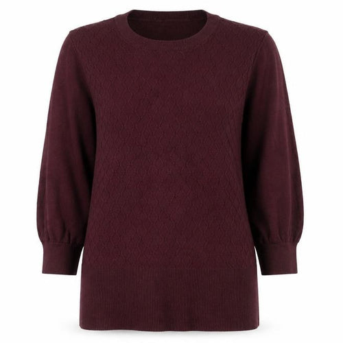 Oasis Womens Purple Long Sleeve Crew Neck Knit Jumper Size M