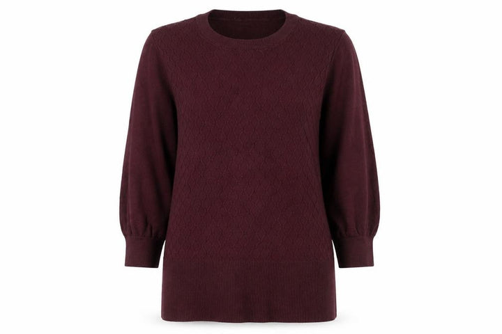 Oasis Womens Purple Long Sleeve Crew Neck Knit Jumper Size M