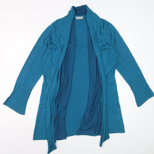 Marks and Spencer Women Blue Long Sleeve Open Cardigan Size 16
