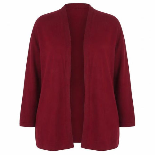 Gap Womens Red XL Open Front Long Sleeve Knit Cardigan