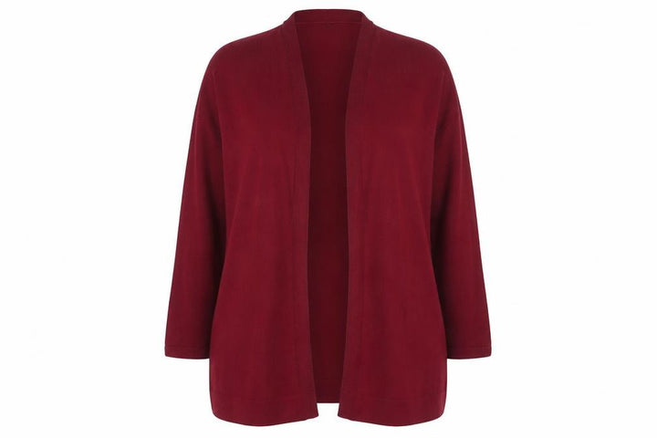 Gap Womens Red XL Open Front Long Sleeve Knit Cardigan