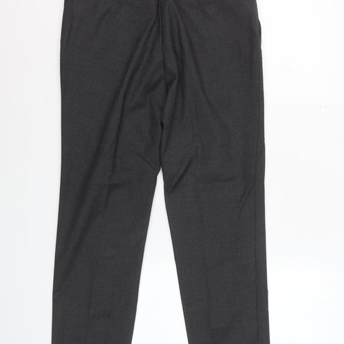Marks and Spencer Men's Grey Regular Fit Dress Trousers 28W 31L
