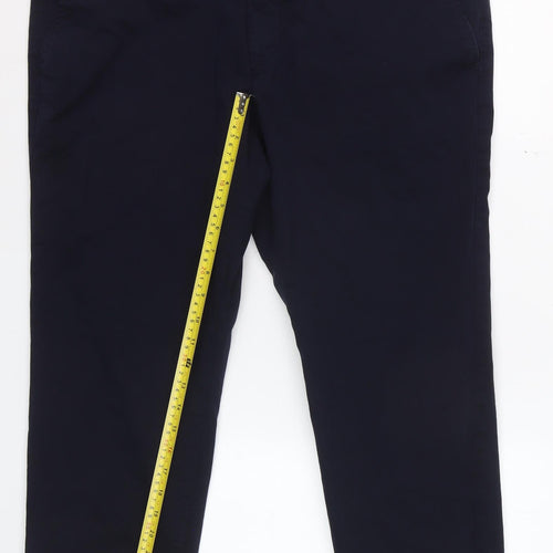 Marks and Spencer Men's Navy Slim Fit Jeans 40W 29L Cotton Stretch