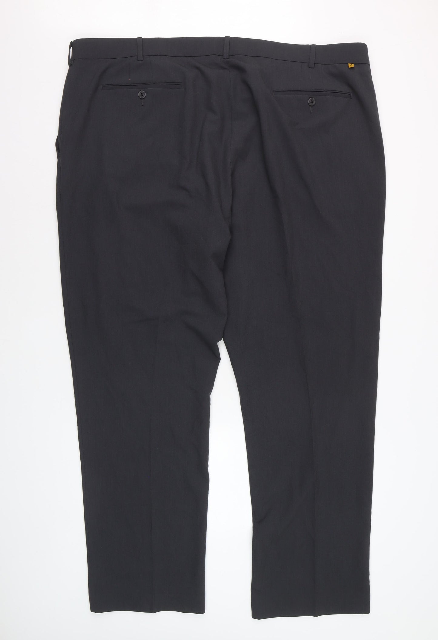 Farah Classic Men's Black 48x33 Stretch Smart Trousers
